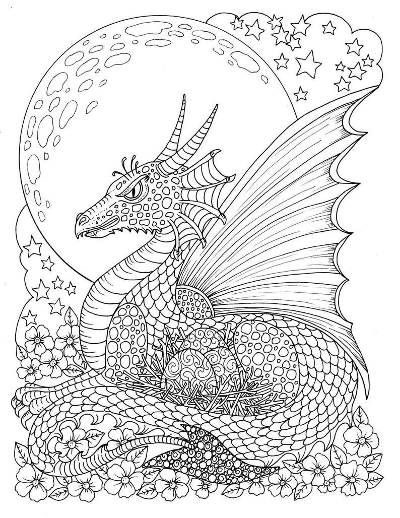 200+ Coloring Page Dragon: Fire Up Your Creativity 156