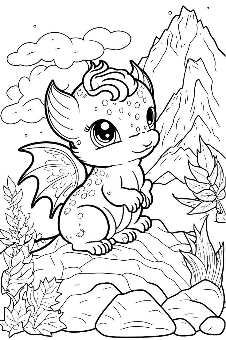 200+ Coloring Page Dragon: Fire Up Your Creativity 159