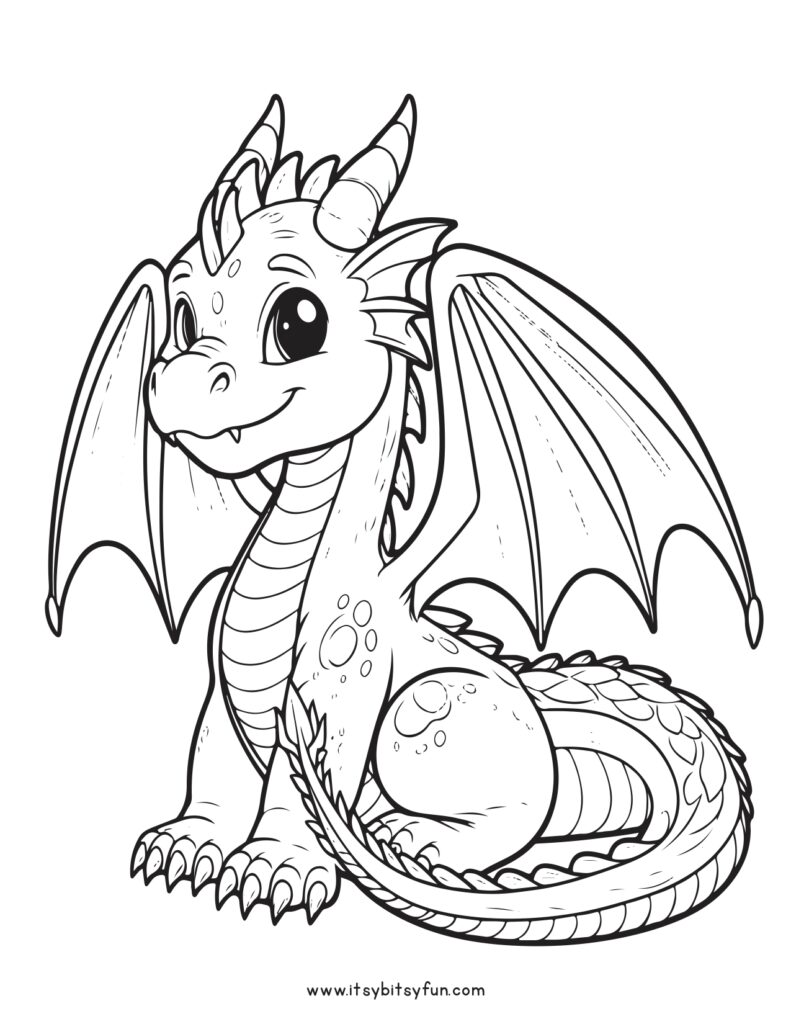 200+ Coloring Page Dragon: Fire Up Your Creativity 160