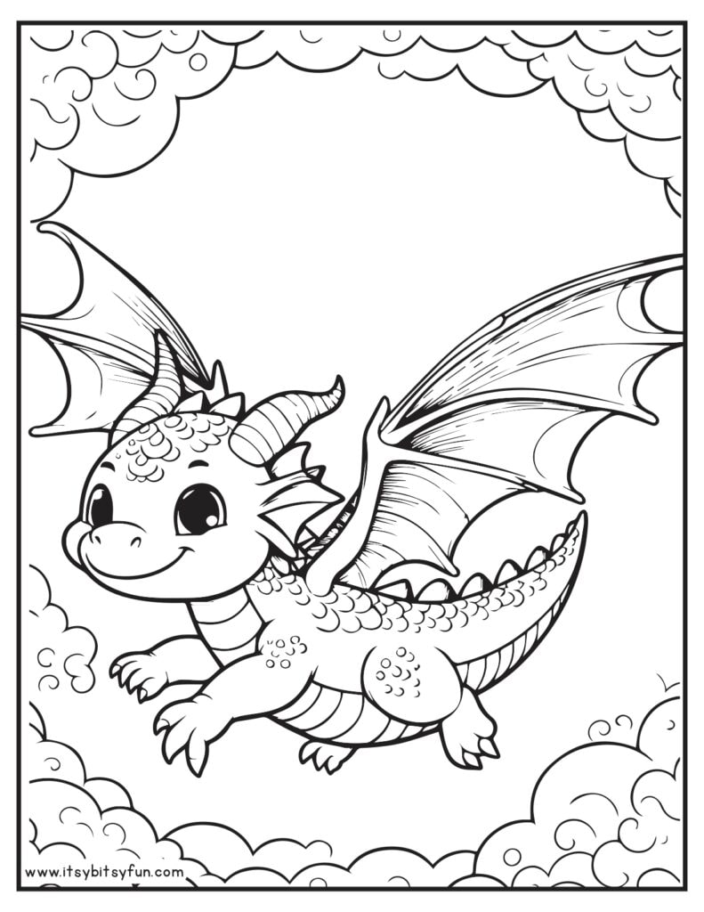 200+ Coloring Page Dragon: Fire Up Your Creativity 161