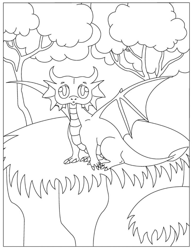 200+ Coloring Page Dragon: Fire Up Your Creativity 163