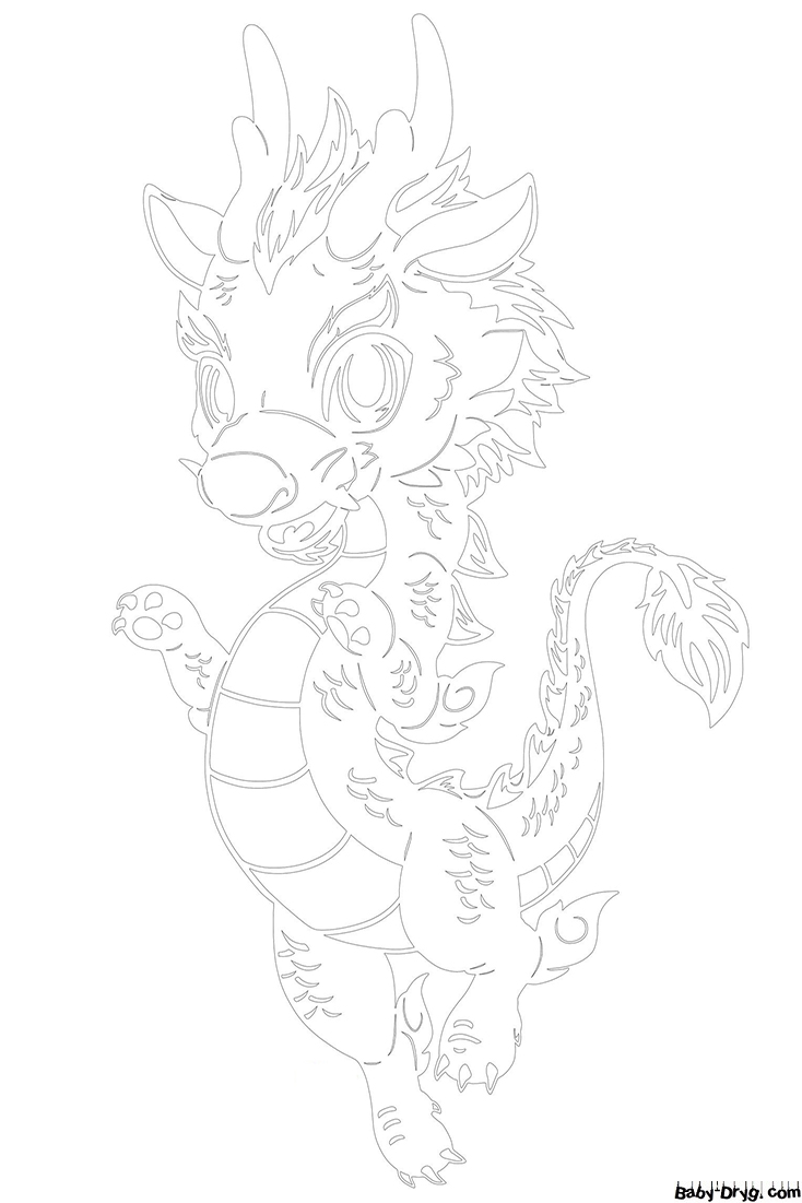 200+ Coloring Page Dragon: Fire Up Your Creativity 179