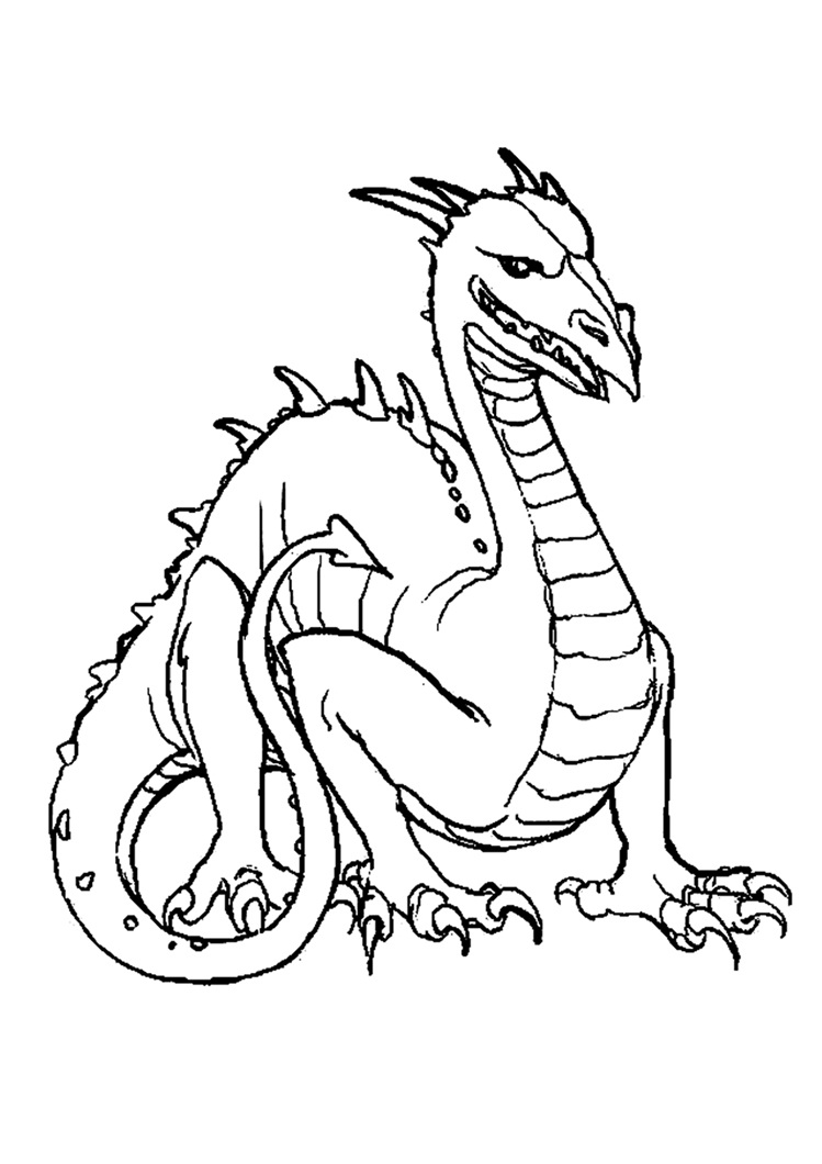 200+ Coloring Page Dragon: Fire Up Your Creativity 189