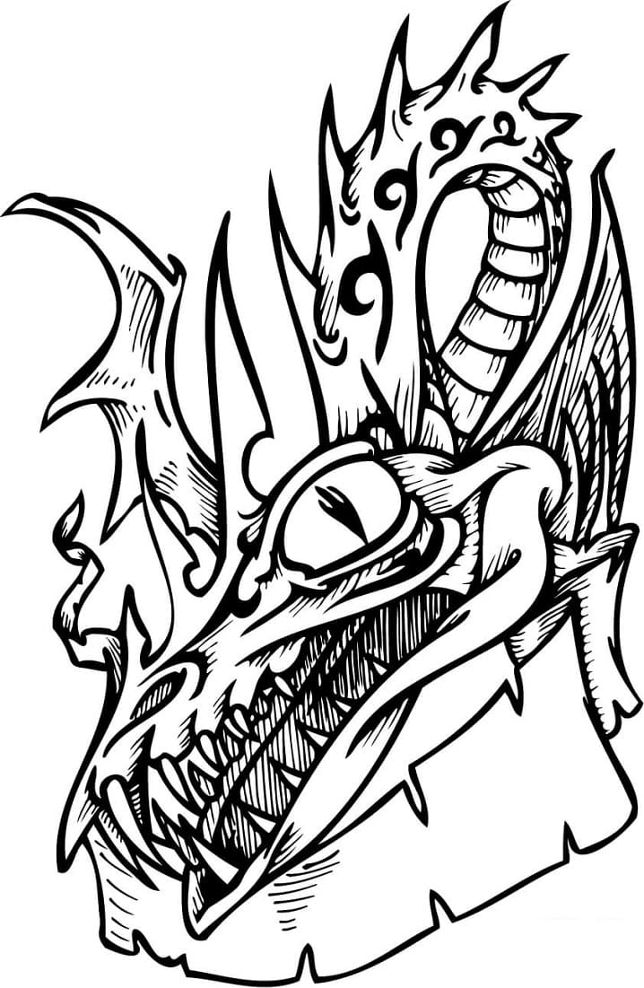 200+ Coloring Page Dragon: Fire Up Your Creativity 192