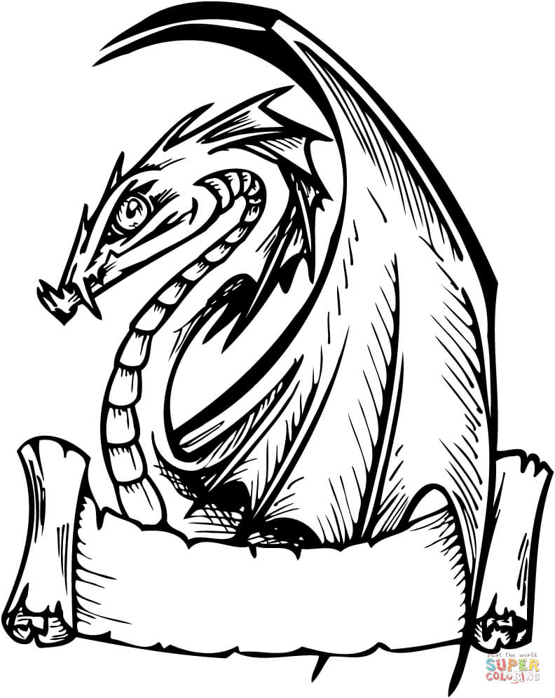 200+ Coloring Page Dragon: Fire Up Your Creativity 193