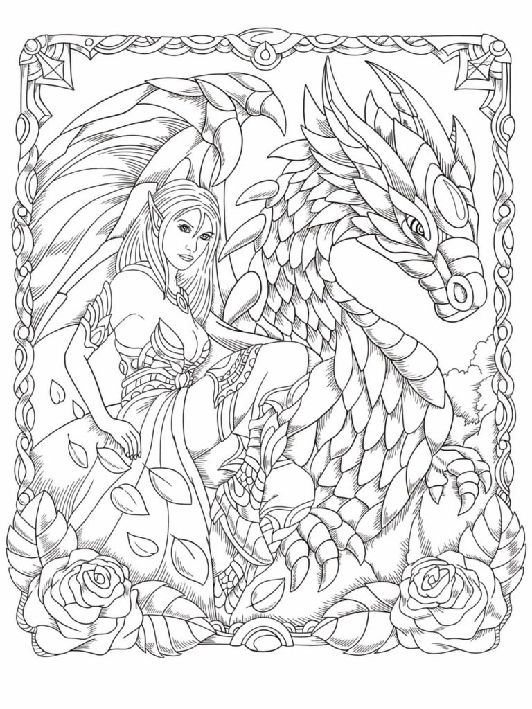 200+ Coloring Page Dragon: Fire Up Your Creativity 195