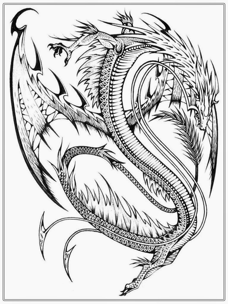 200+ Coloring Page Dragon: Fire Up Your Creativity 199