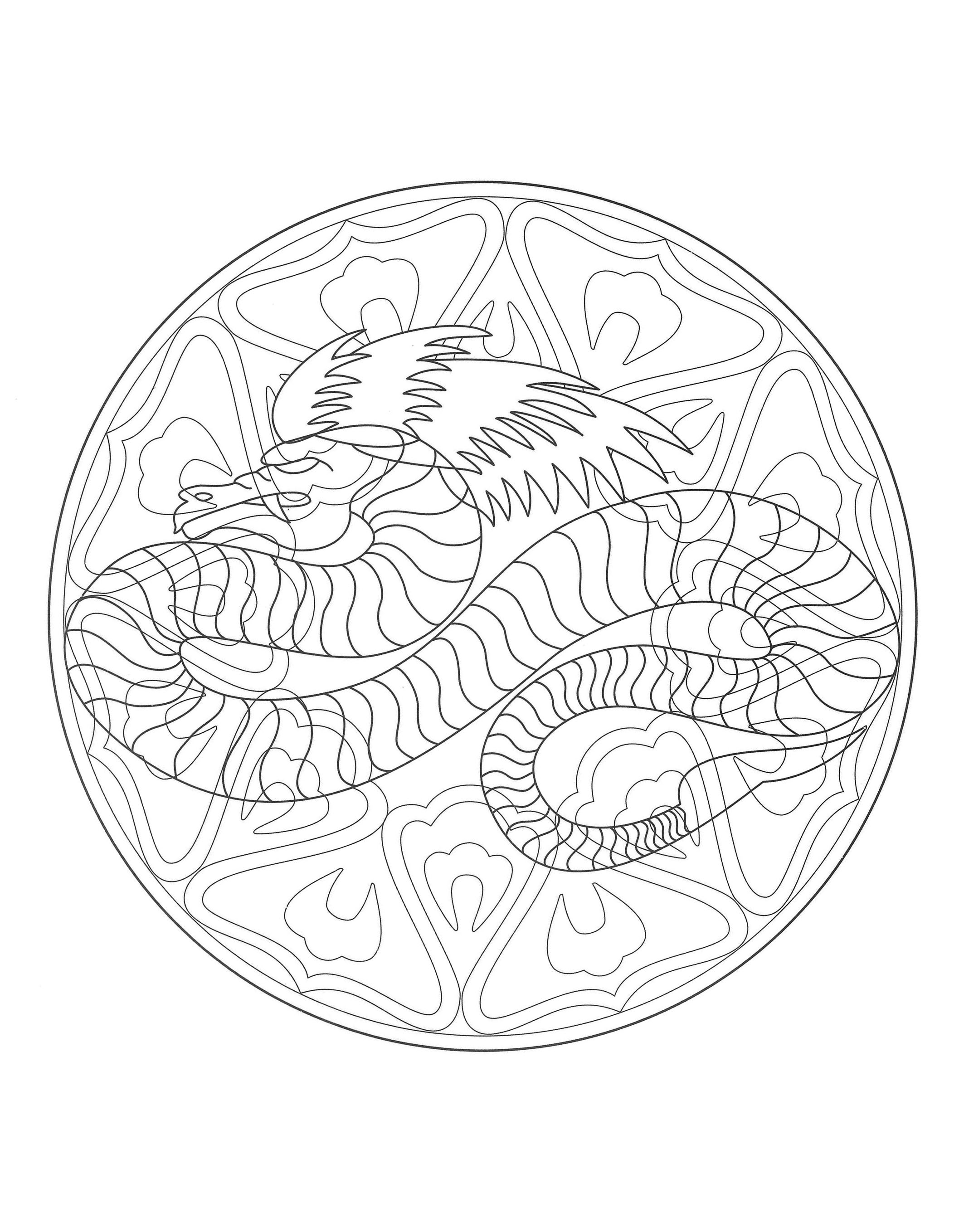 200+ Coloring Page Dragon: Fire Up Your Creativity 20