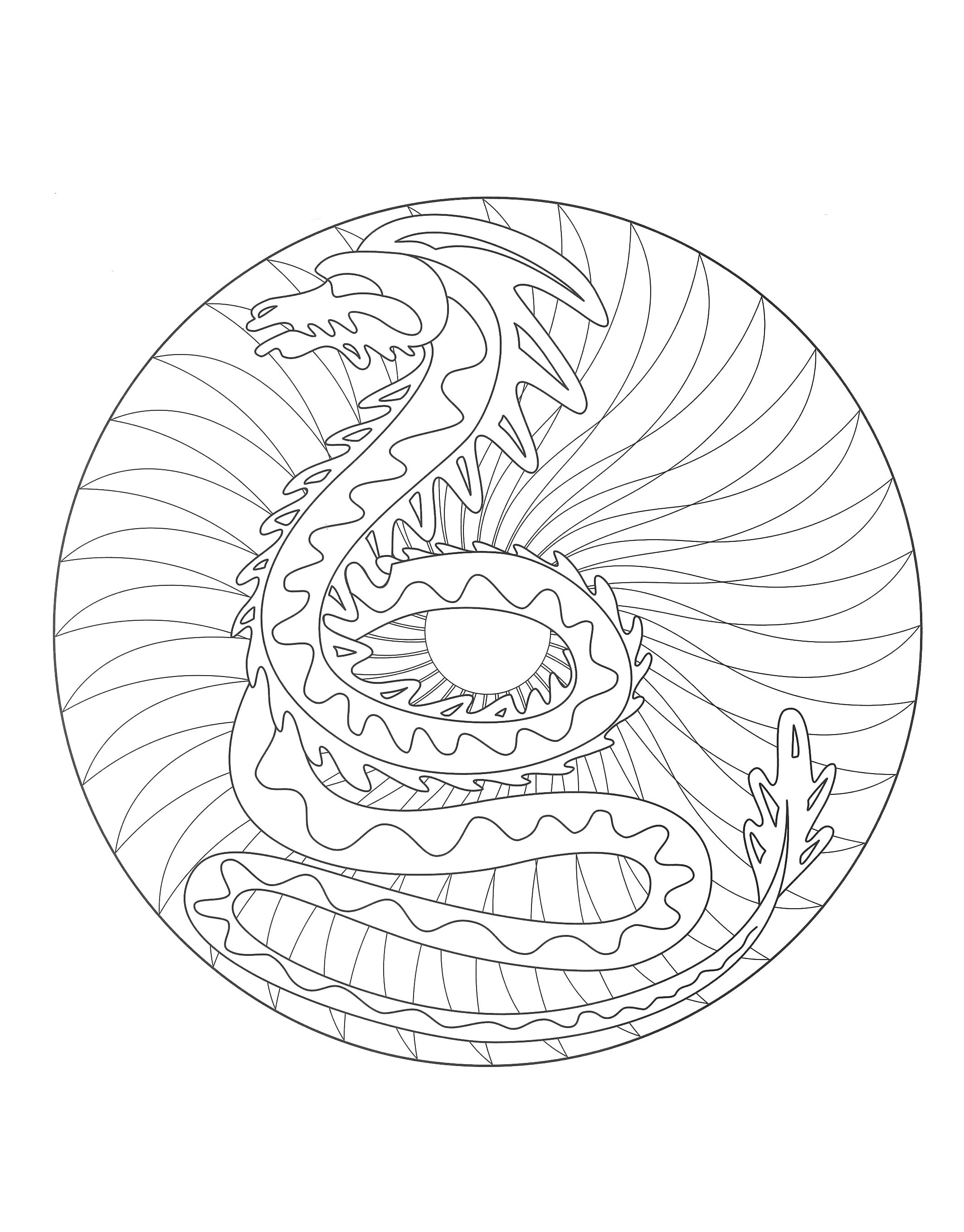 200+ Coloring Page Dragon: Fire Up Your Creativity 21