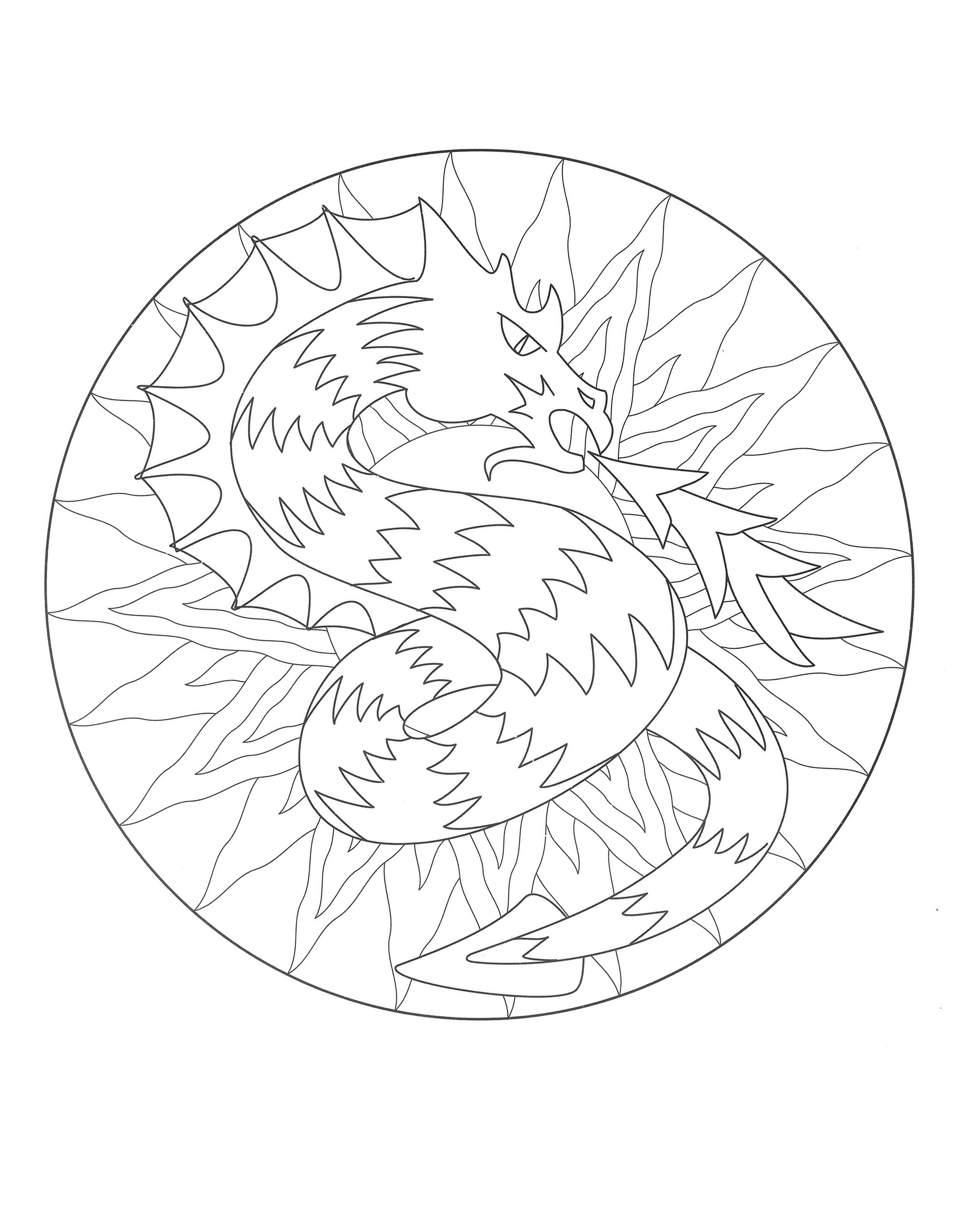 200+ Coloring Page Dragon: Fire Up Your Creativity 22