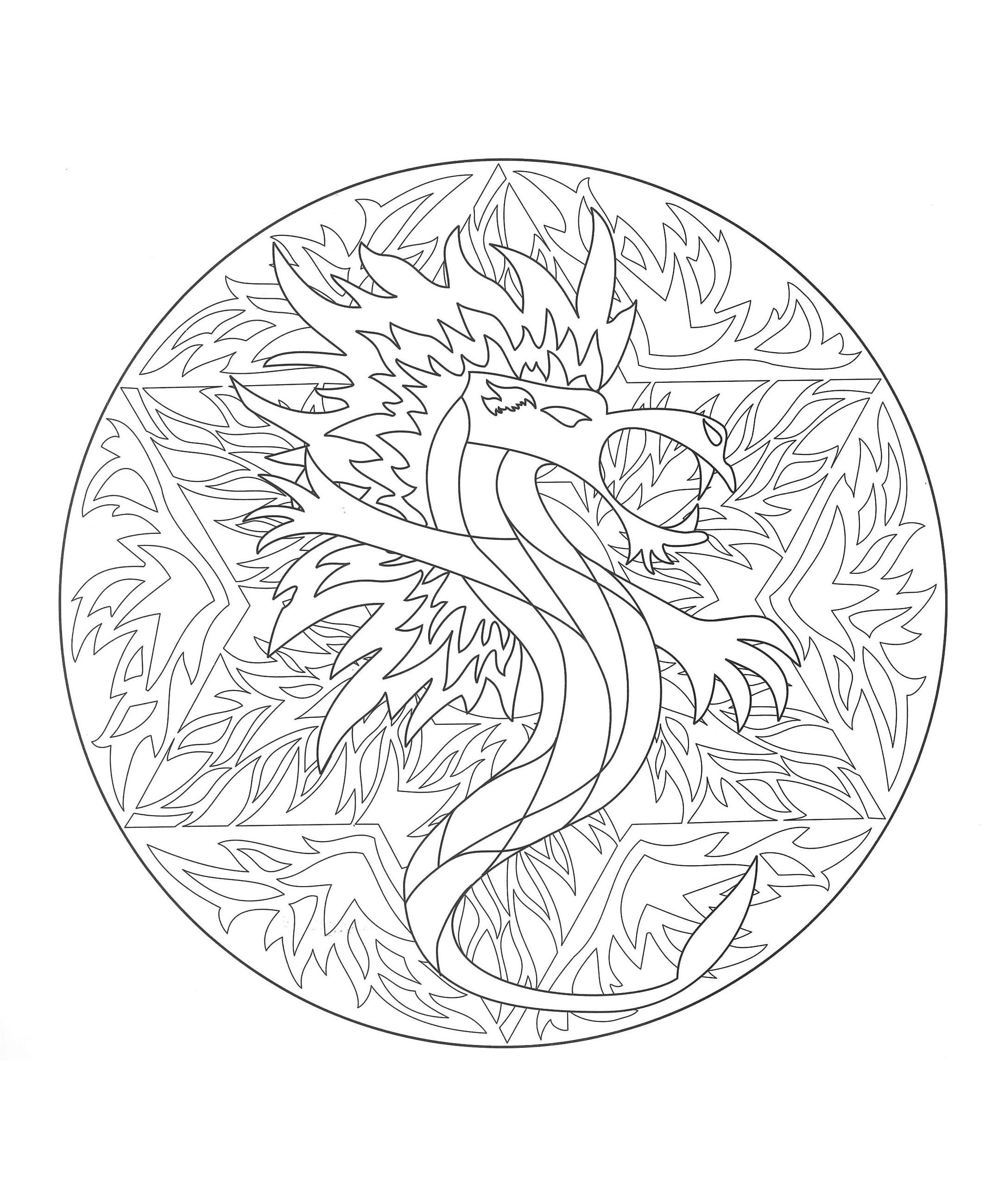 200+ Coloring Page Dragon: Fire Up Your Creativity 25