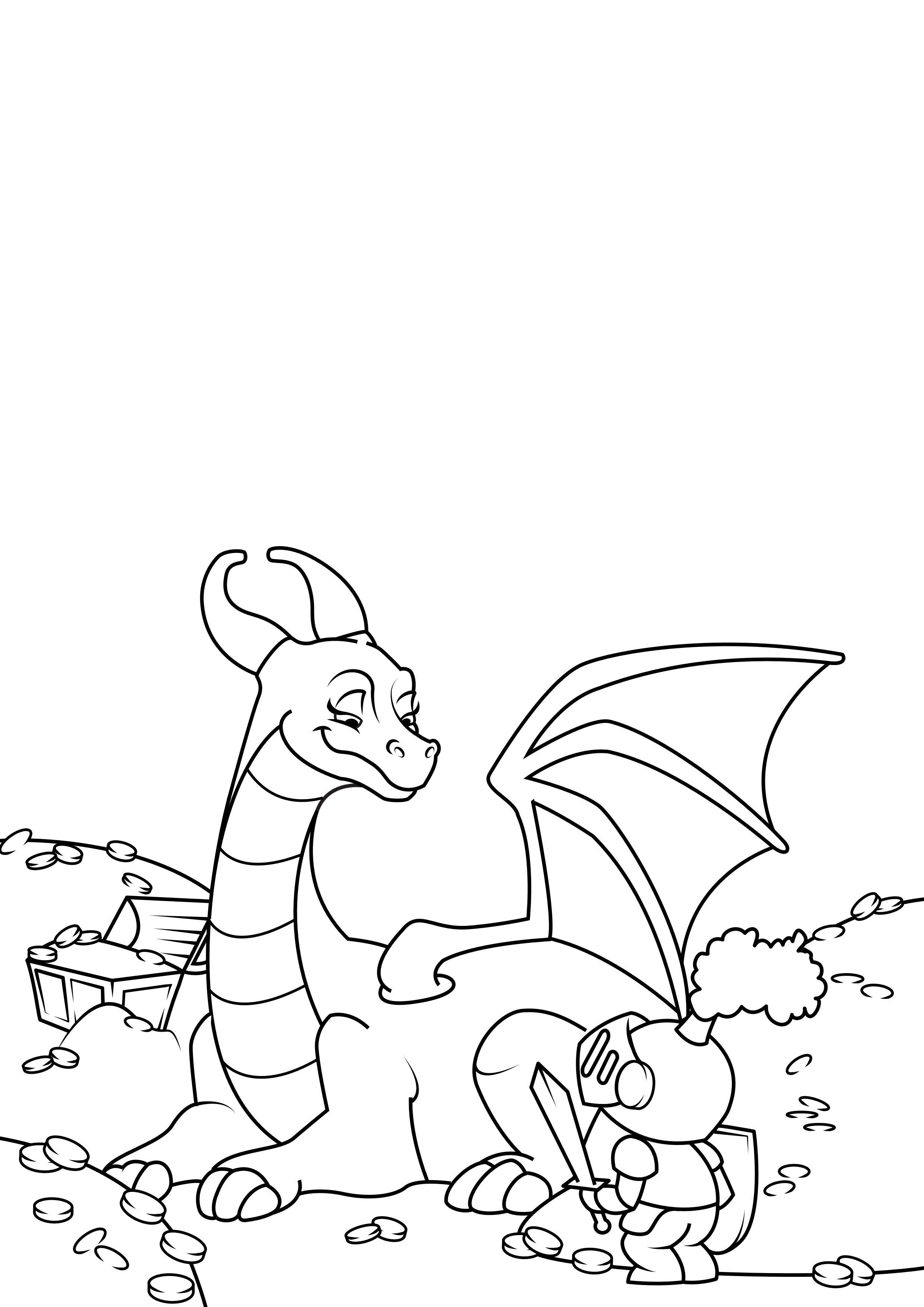 200+ Coloring Page Dragon: Fire Up Your Creativity 3