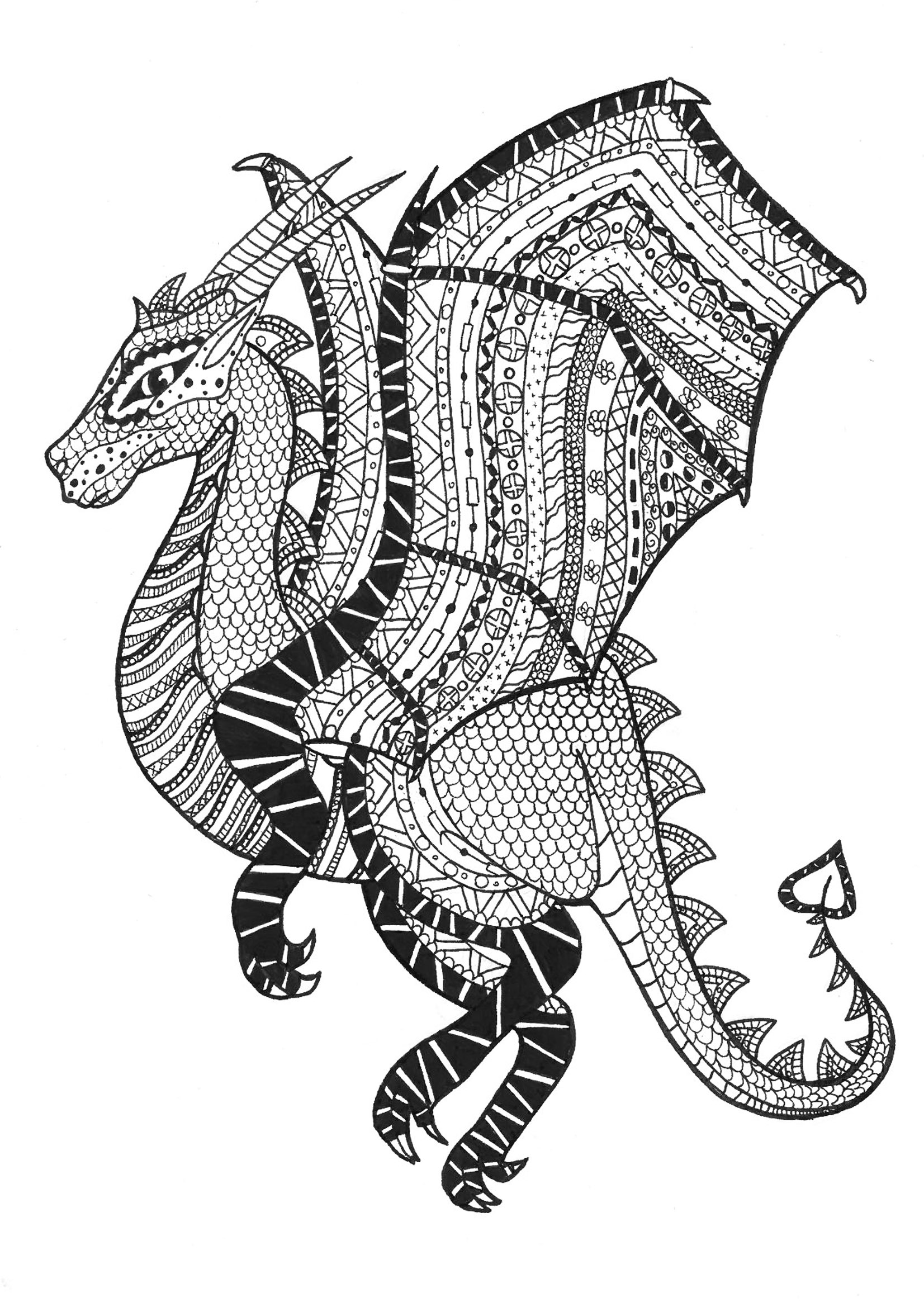 200+ Coloring Page Dragon: Fire Up Your Creativity 33