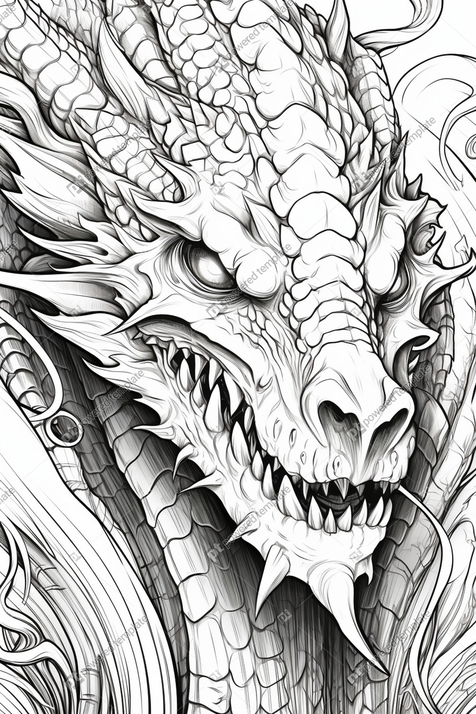 200+ Coloring Page Dragon: Fire Up Your Creativity 34