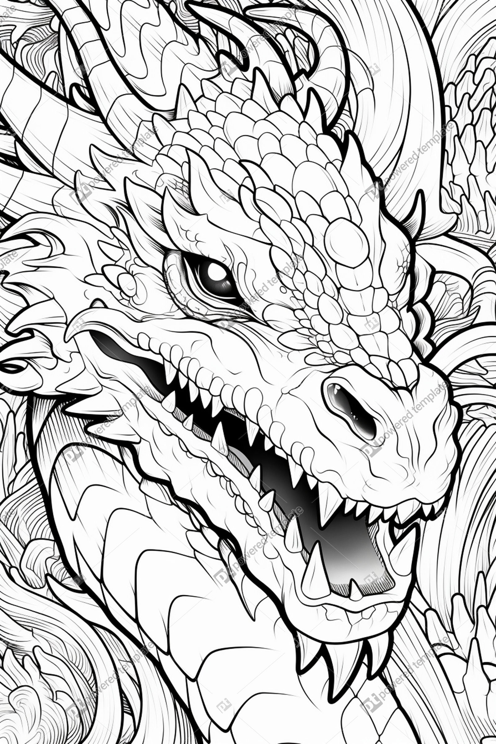 200+ Coloring Page Dragon: Fire Up Your Creativity 35