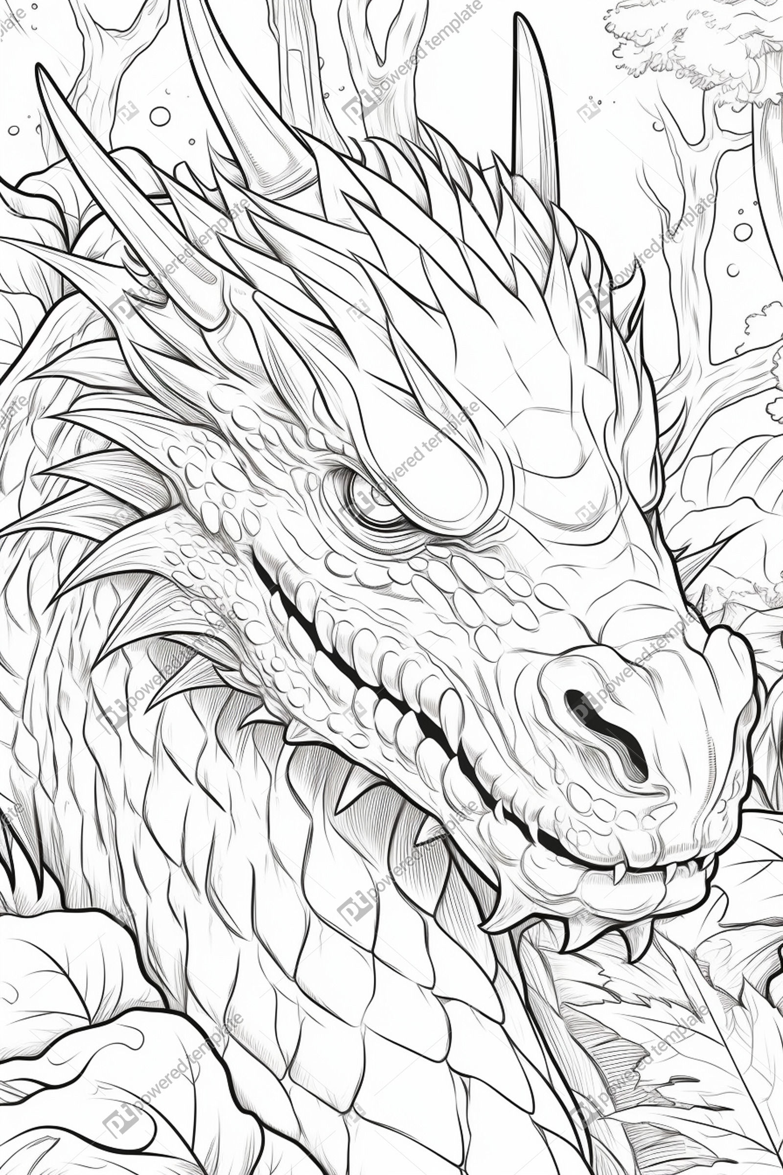 200+ Coloring Page Dragon: Fire Up Your Creativity 36