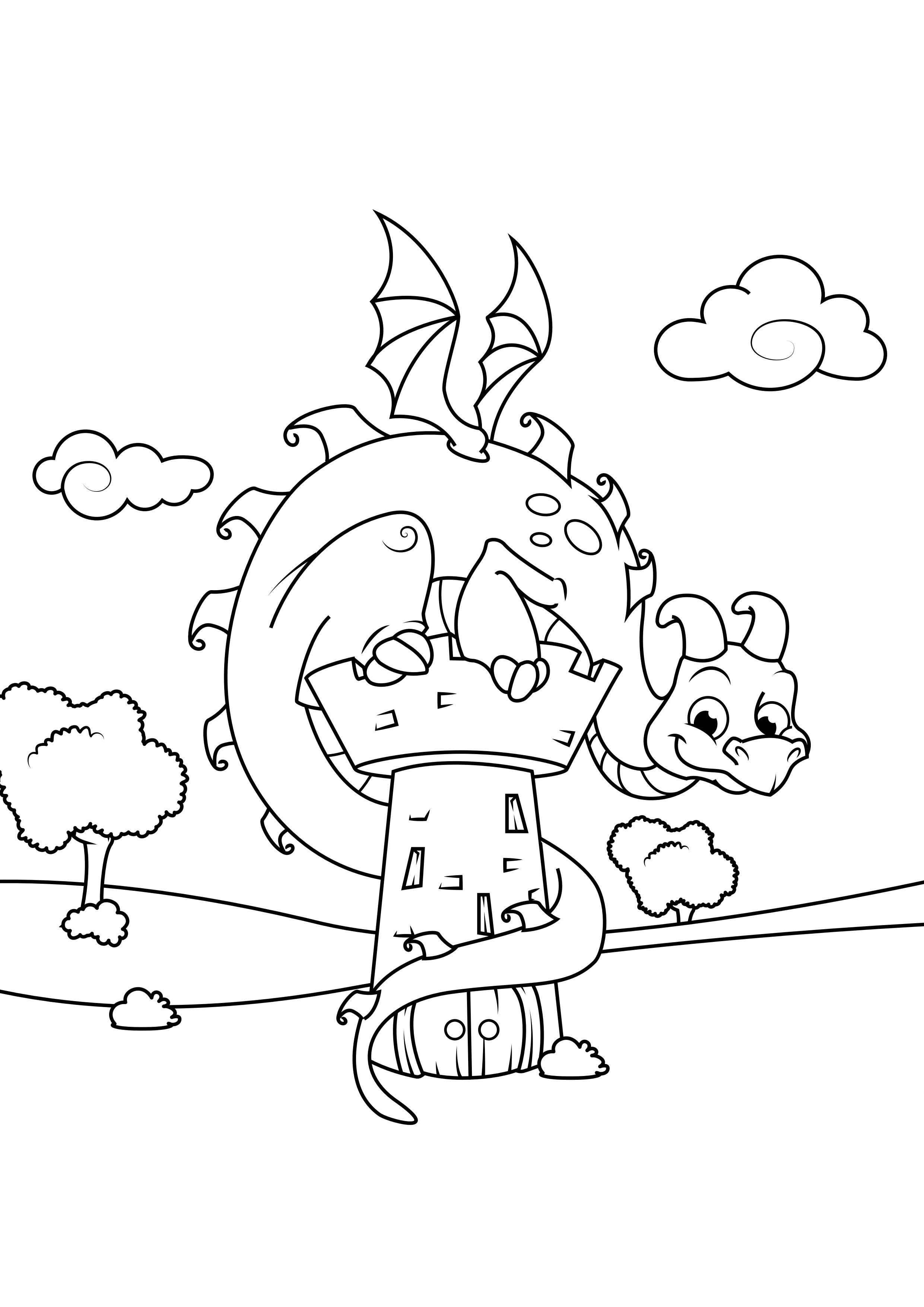 200+ Coloring Page Dragon: Fire Up Your Creativity 4