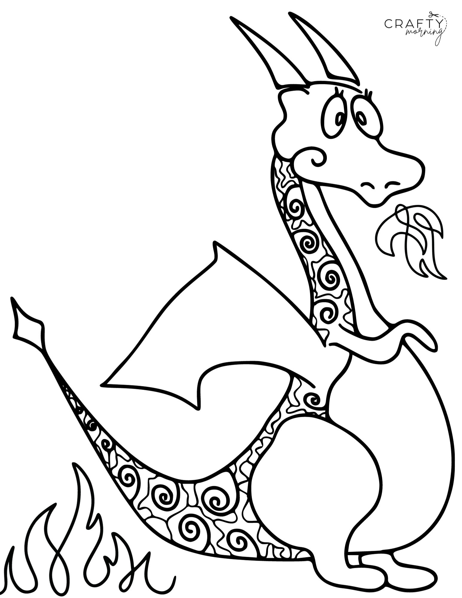 200+ Coloring Page Dragon: Fire Up Your Creativity 42