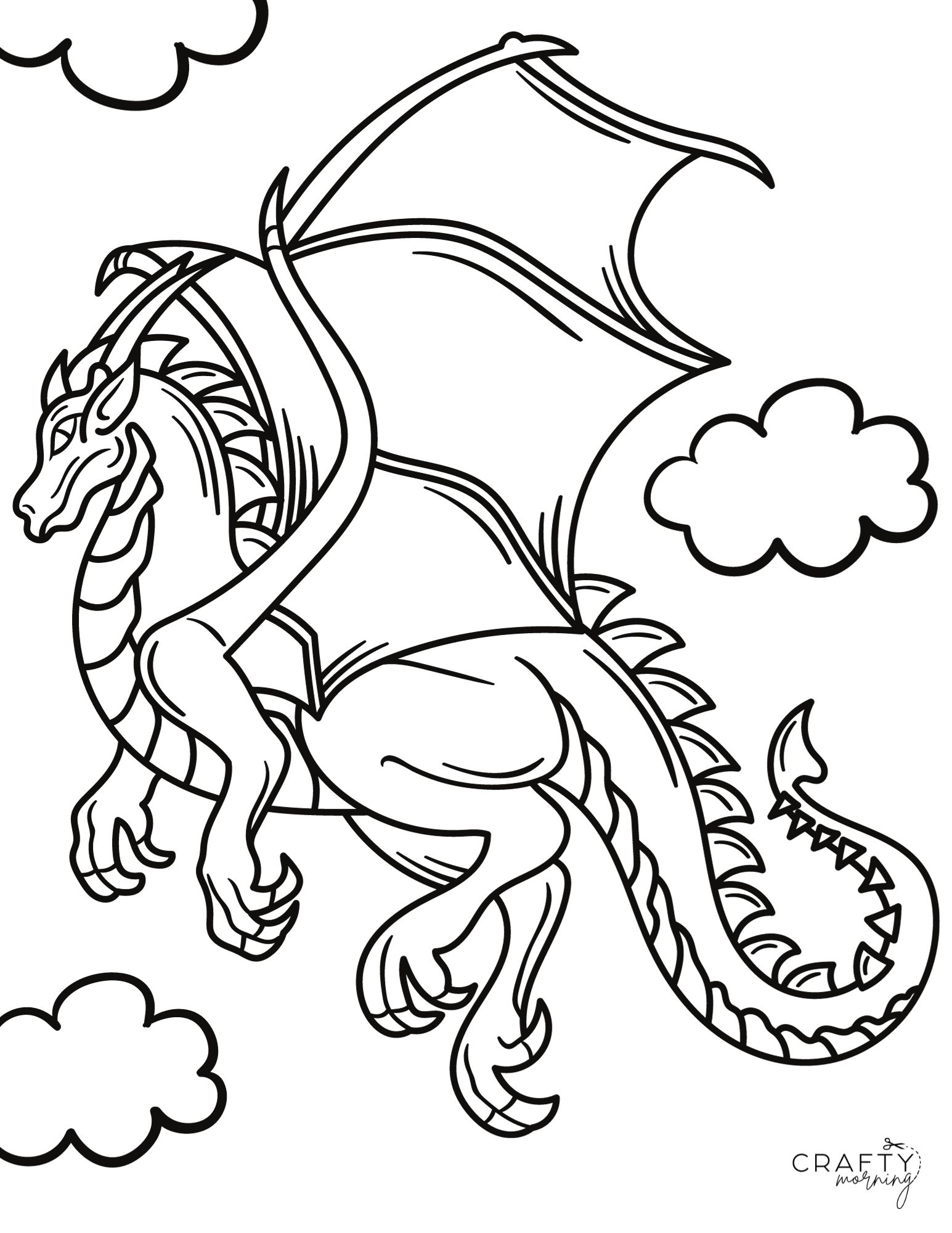 200+ Coloring Page Dragon: Fire Up Your Creativity 46