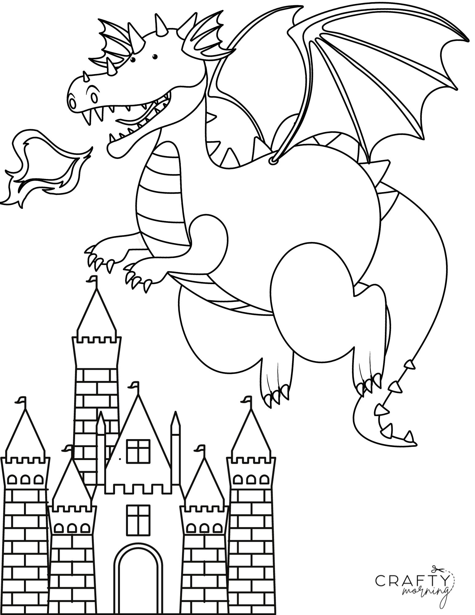 200+ Coloring Page Dragon: Fire Up Your Creativity 47