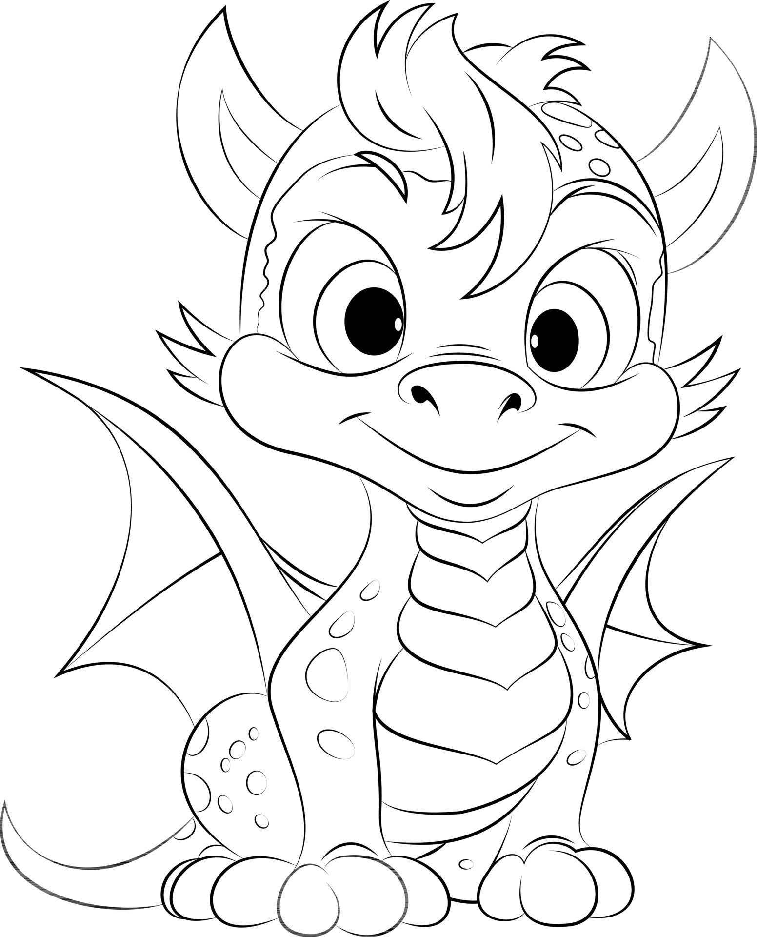 200+ Coloring Page Dragon: Fire Up Your Creativity 50