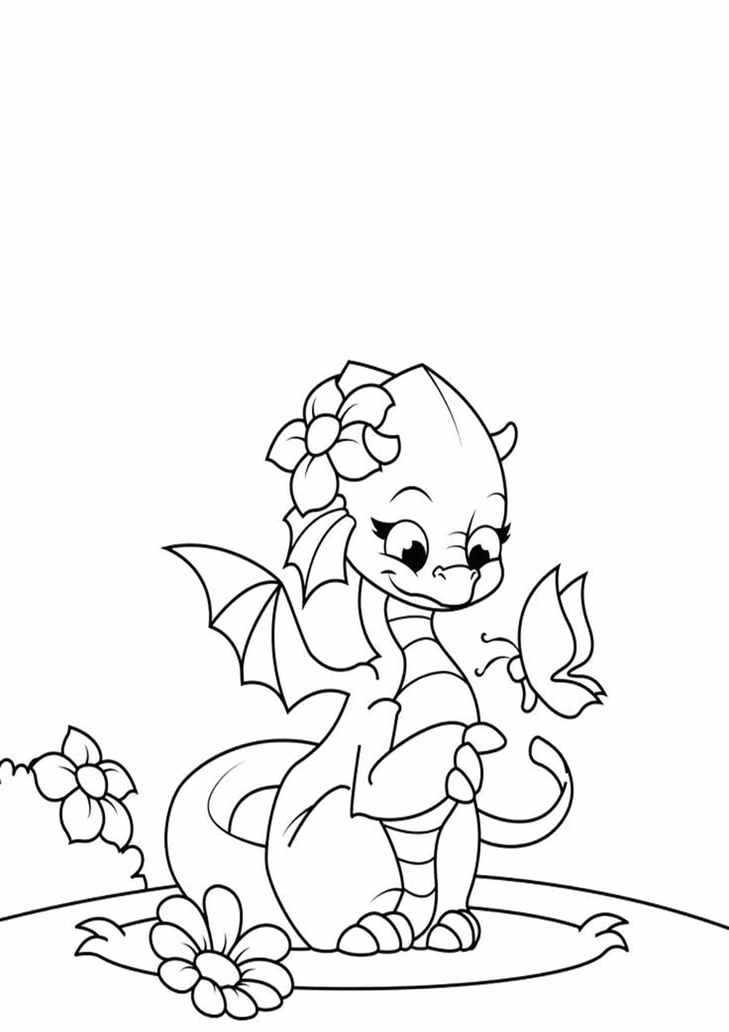 200+ Coloring Page Dragon: Fire Up Your Creativity 51