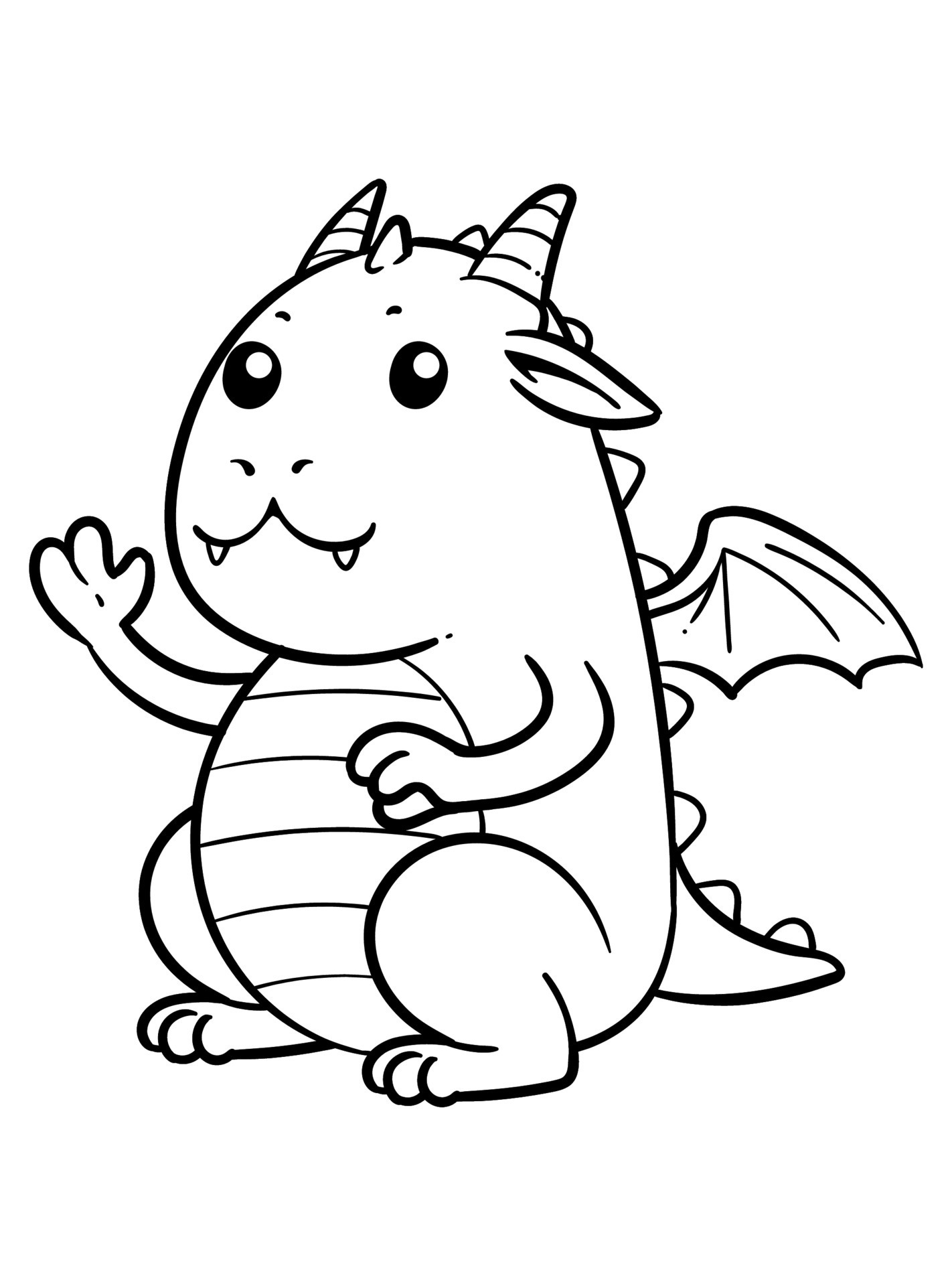 200+ Coloring Page Dragon: Fire Up Your Creativity 58