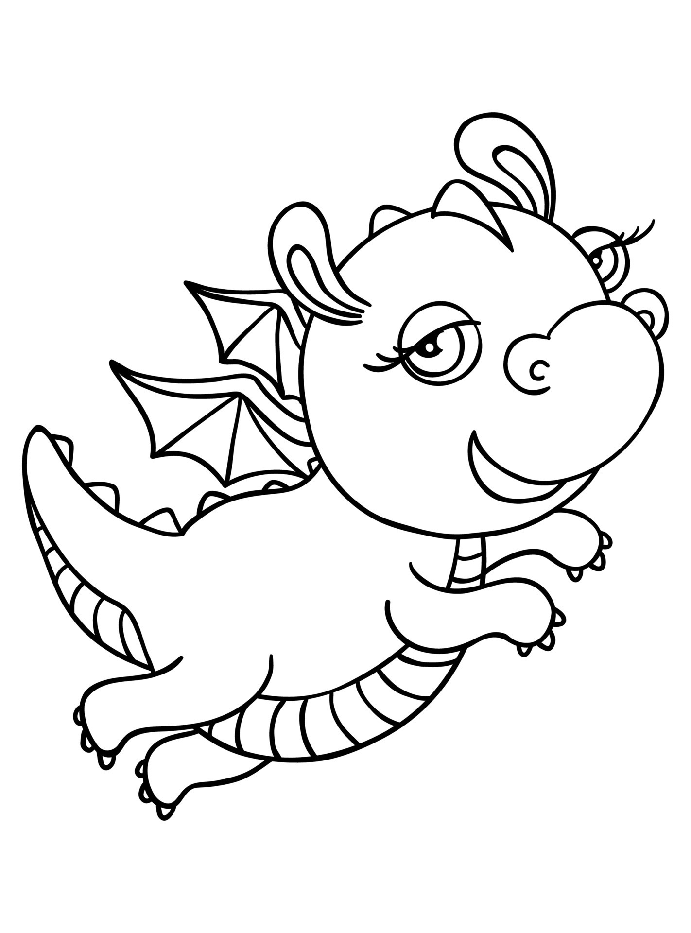 200+ Coloring Page Dragon: Fire Up Your Creativity 61