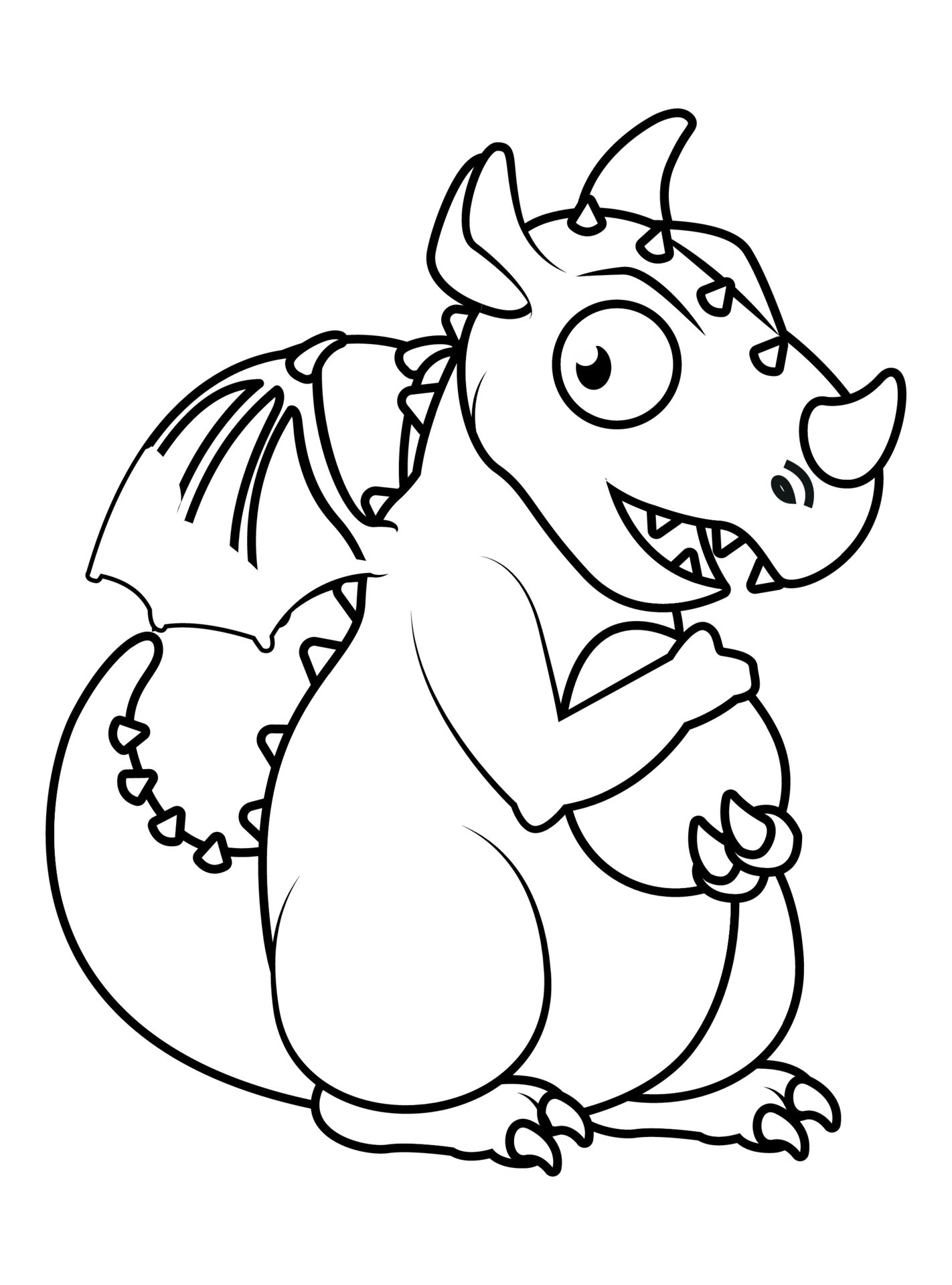 200+ Coloring Page Dragon: Fire Up Your Creativity 62