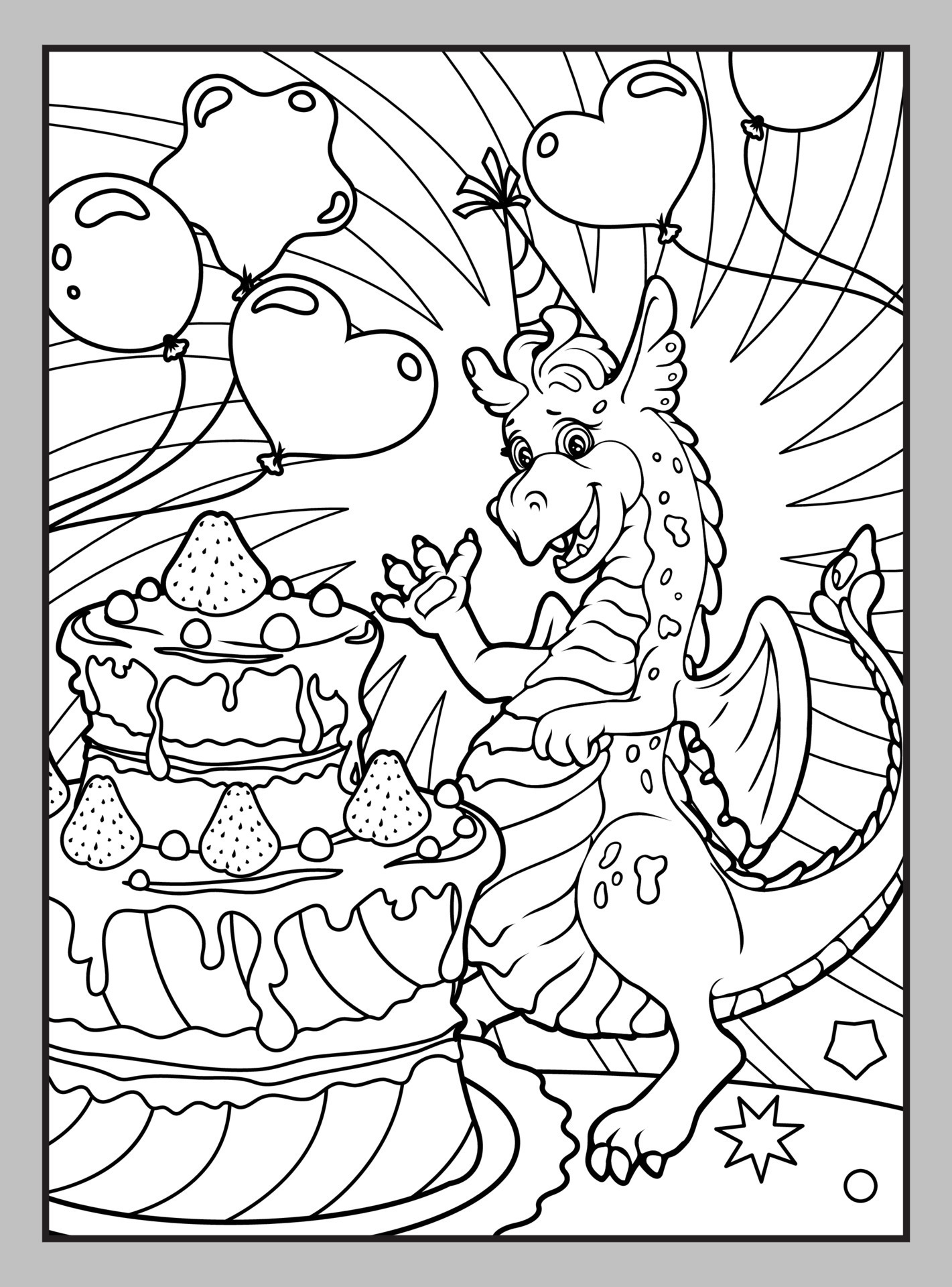 200+ Coloring Page Dragon: Fire Up Your Creativity 66