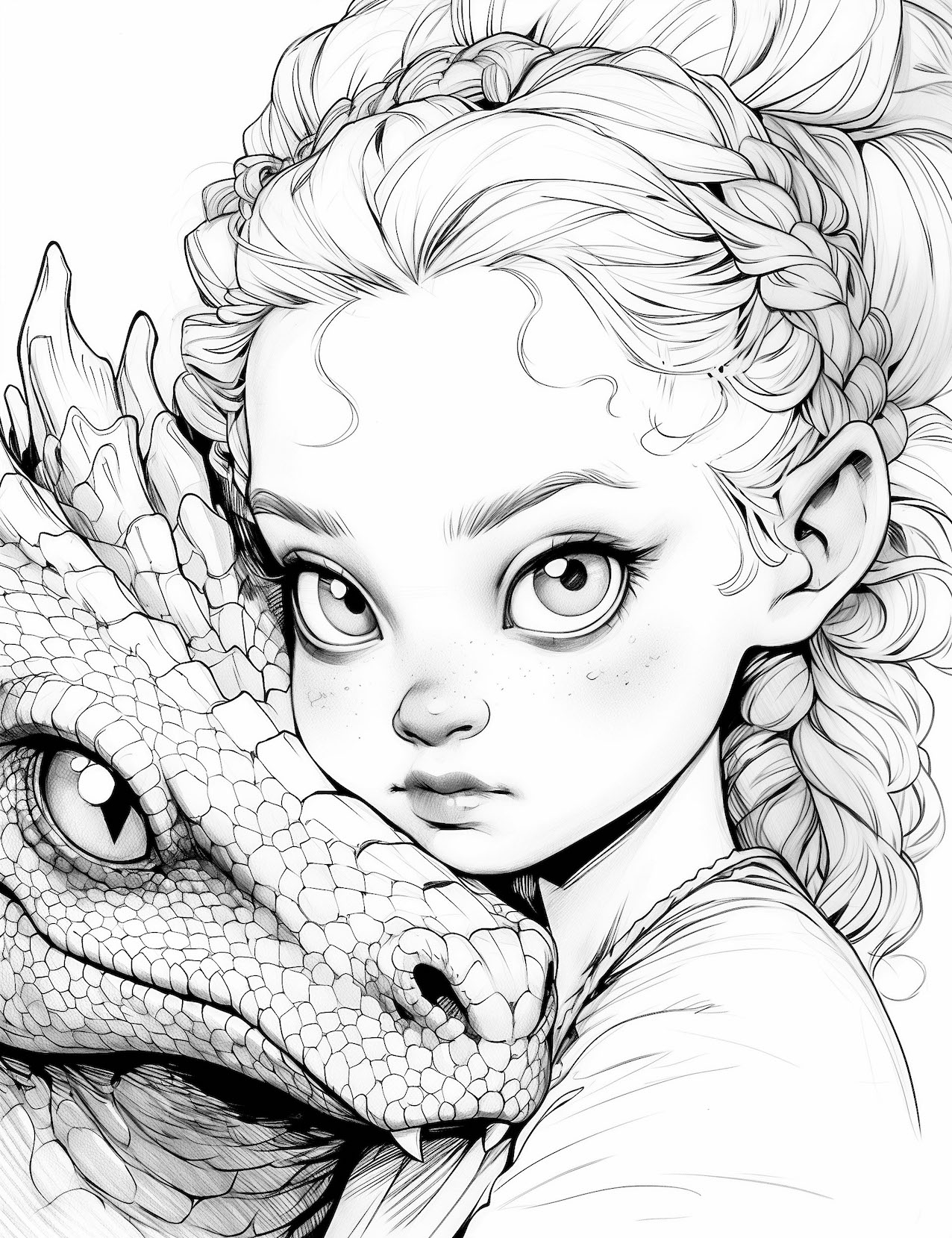 200+ Coloring Page Dragon: Fire Up Your Creativity 73