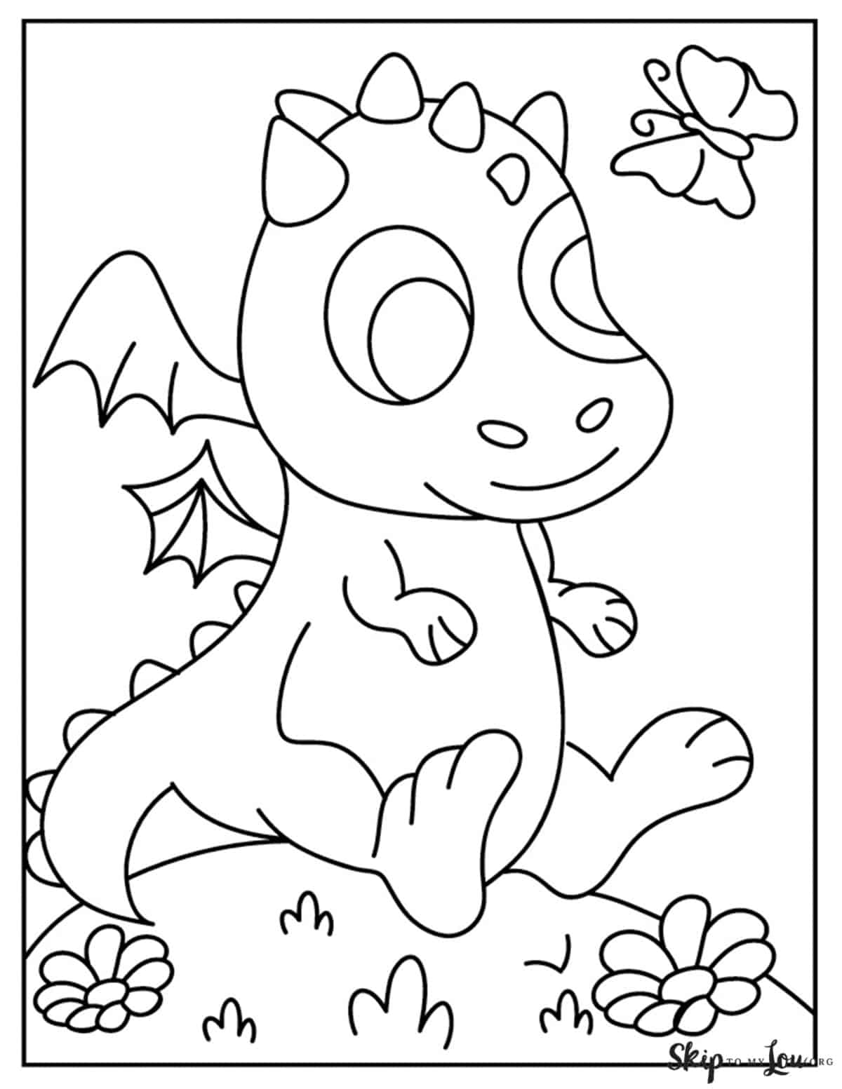 200+ Coloring Page Dragon: Fire Up Your Creativity 84