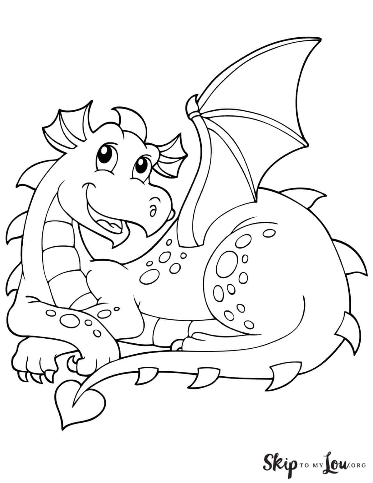 200+ Coloring Page Dragon: Fire Up Your Creativity 85