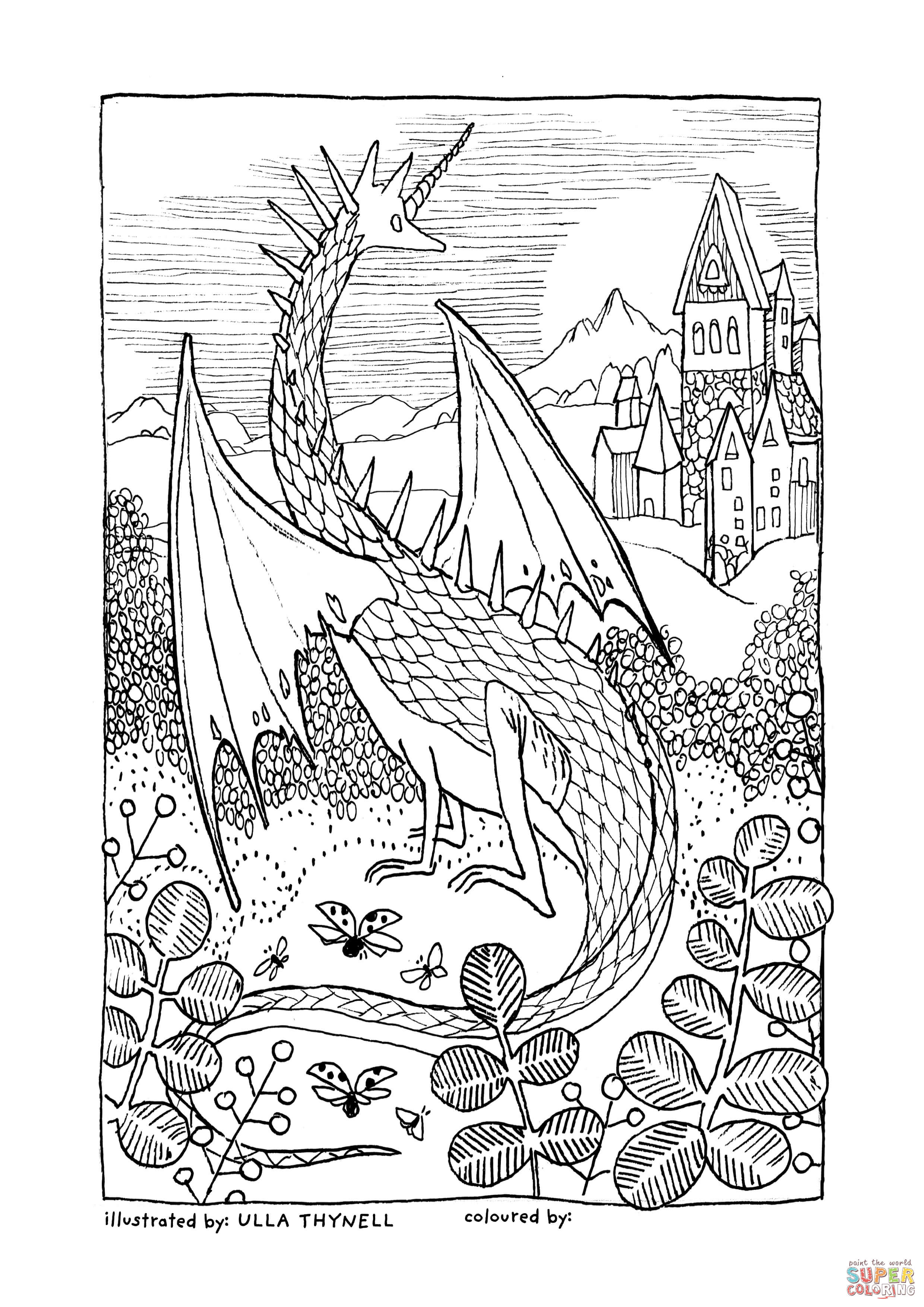 200+ Coloring Page Dragon: Fire Up Your Creativity 9