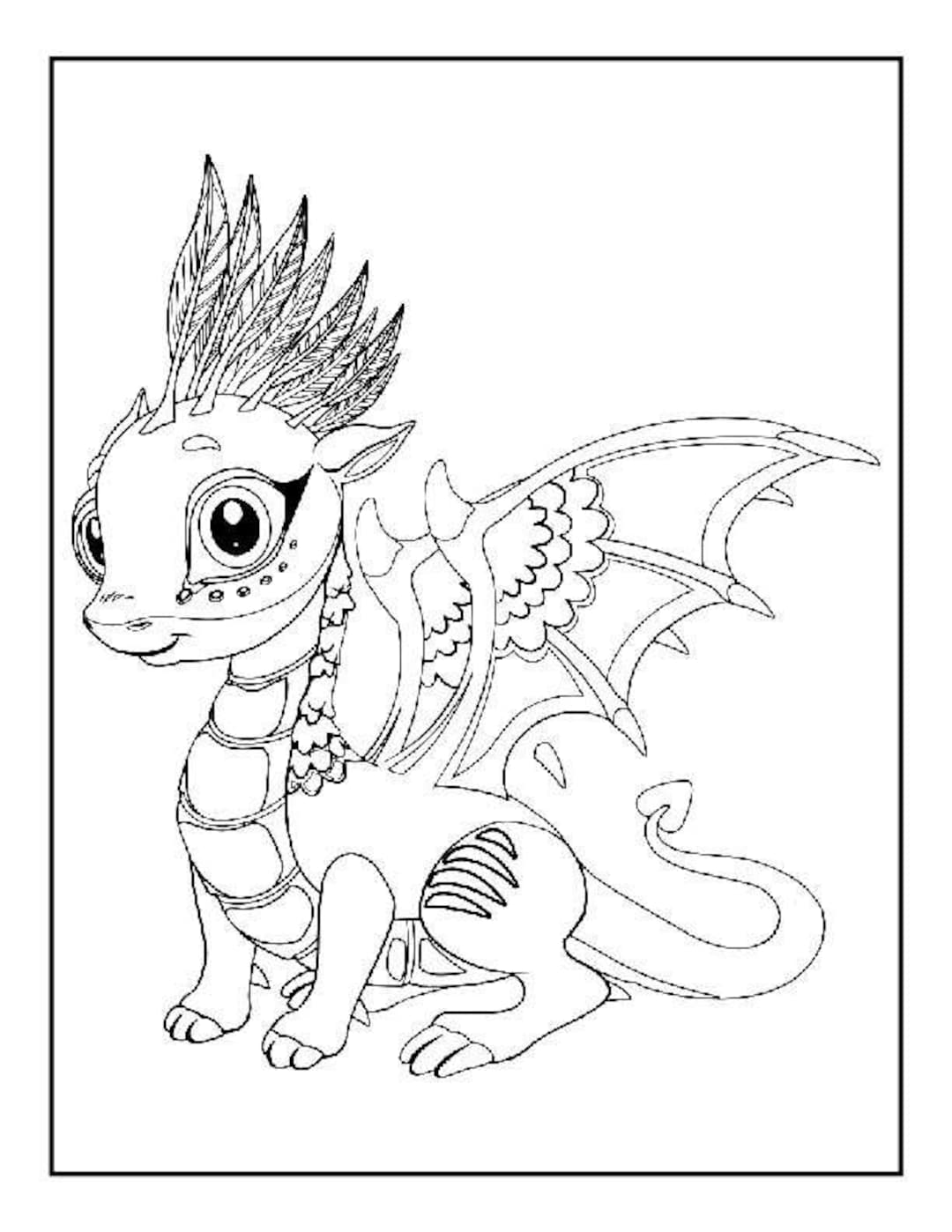 200+ Coloring Page Dragon: Fire Up Your Creativity 95