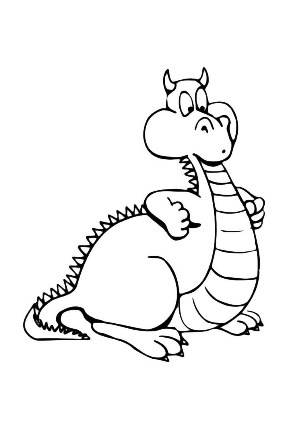 200+ Coloring Page Dragon: Fire Up Your Creativity 96