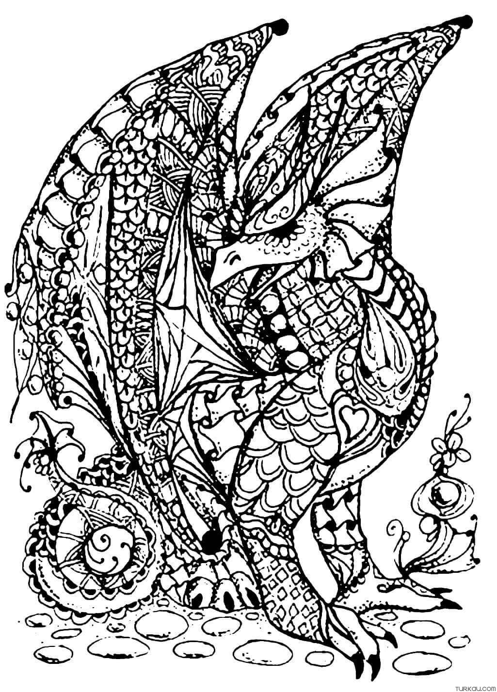 200+ Coloring Page Dragon: Fire Up Your Creativity 98