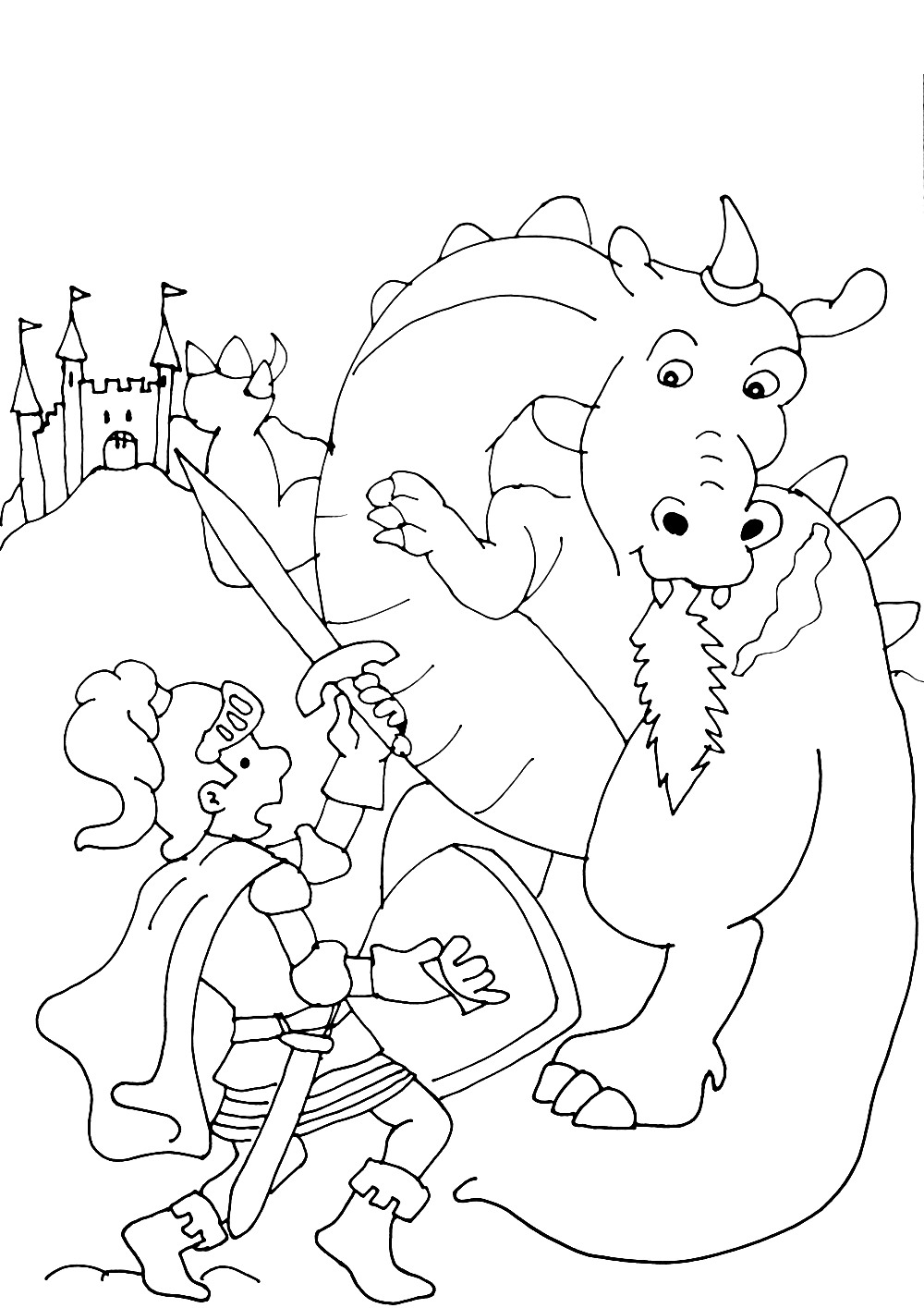 200+ Coloring Page Dragon: Fire Up Your Creativity 99