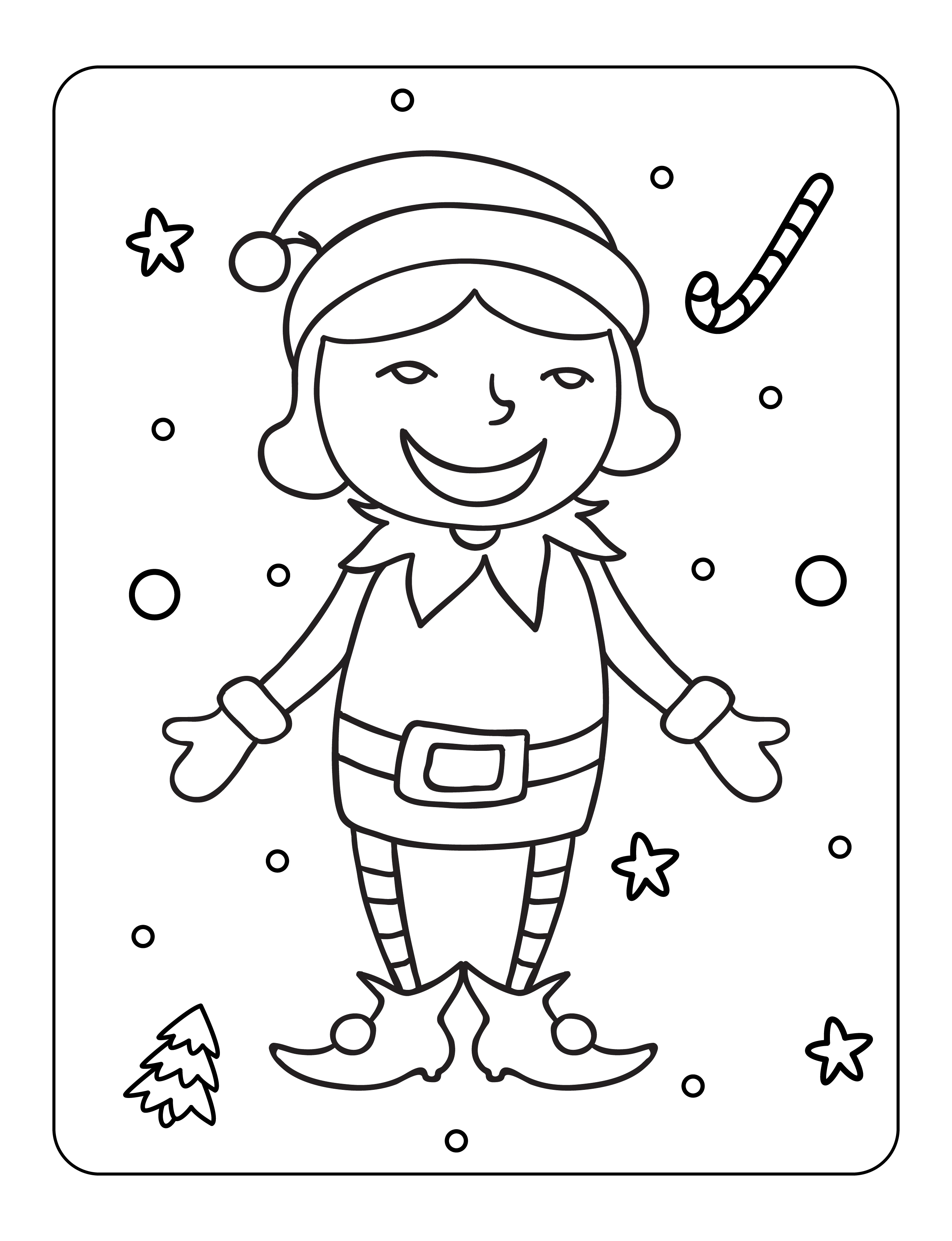 200+ Elf Coloring Pages: Magical and Whimsical Designs 1