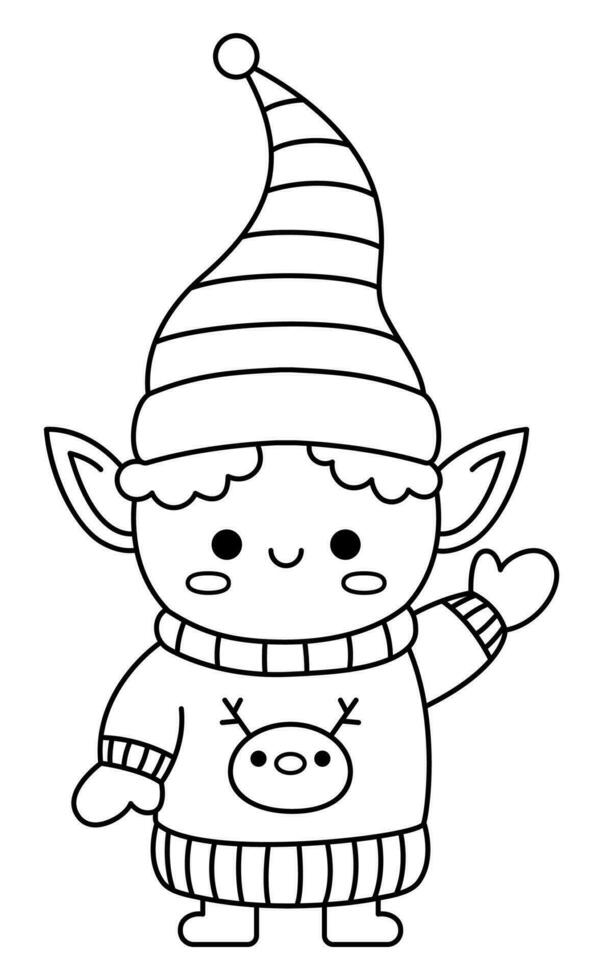 200+ Elf Coloring Pages: Magical and Whimsical Designs 103