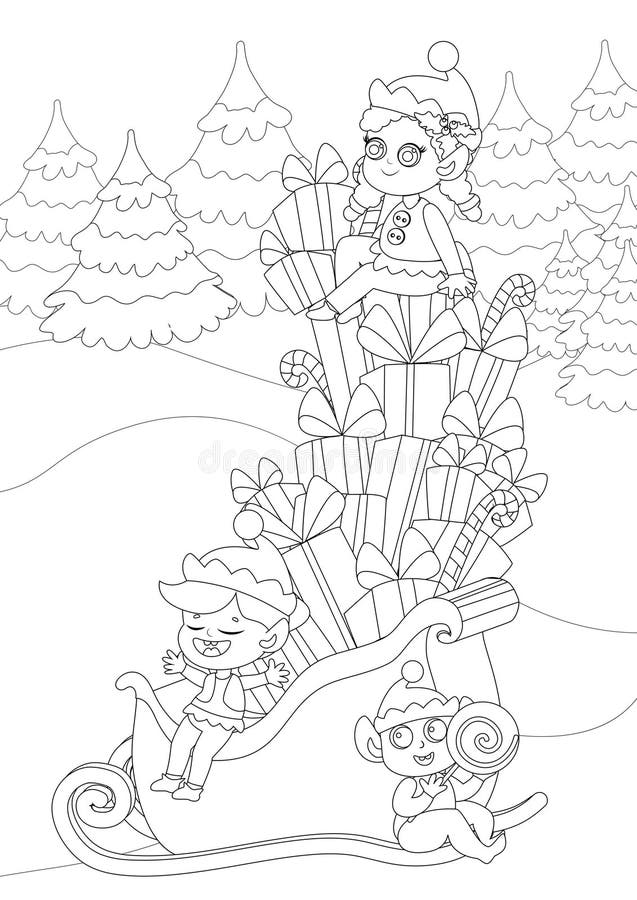 200+ Elf Coloring Pages: Magical and Whimsical Designs 105