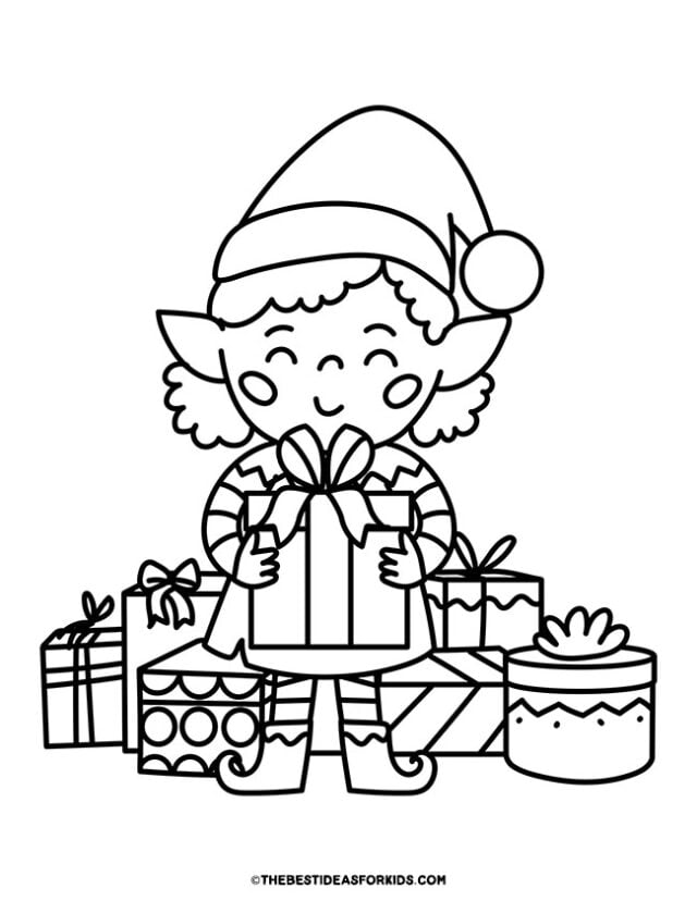 200+ Elf Coloring Pages: Magical and Whimsical Designs 113