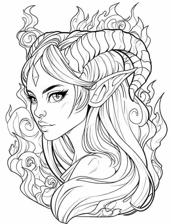 200+ Elf Coloring Pages: Magical and Whimsical Designs 140