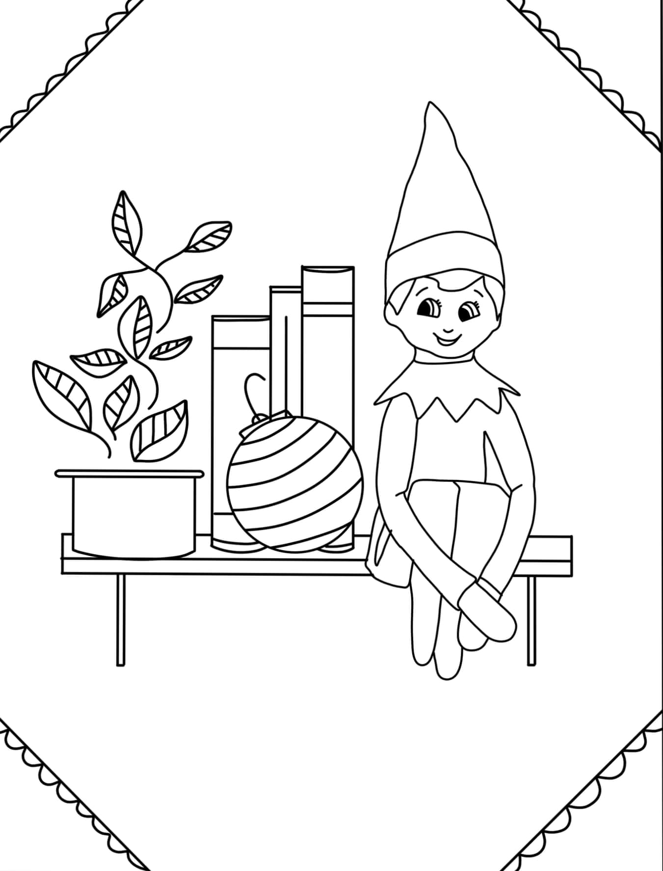 200+ Elf Coloring Pages: Magical and Whimsical Designs 15