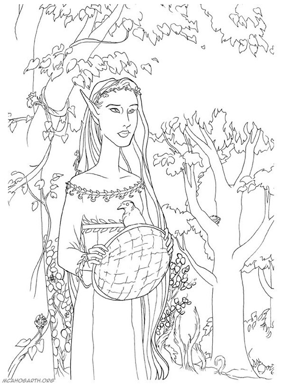 200+ Elf Coloring Pages: Magical and Whimsical Designs 151