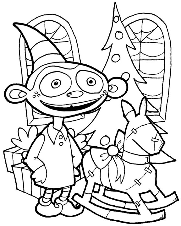 200+ Elf Coloring Pages: Magical and Whimsical Designs 155