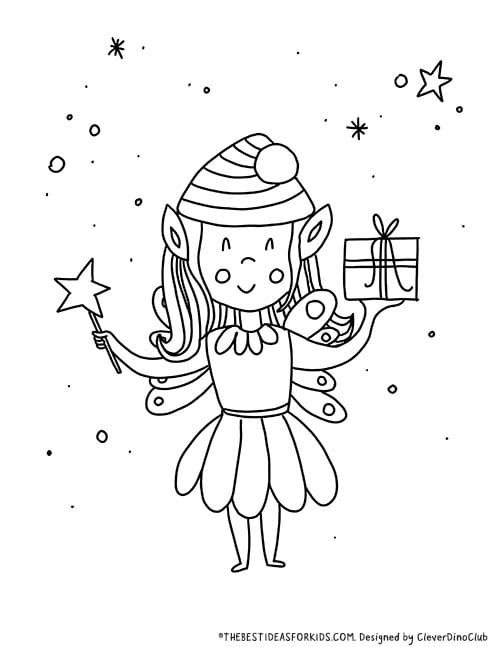 200+ Elf Coloring Pages: Magical and Whimsical Designs 162