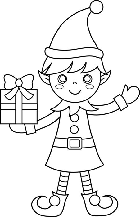 200+ Elf Coloring Pages: Magical and Whimsical Designs 163