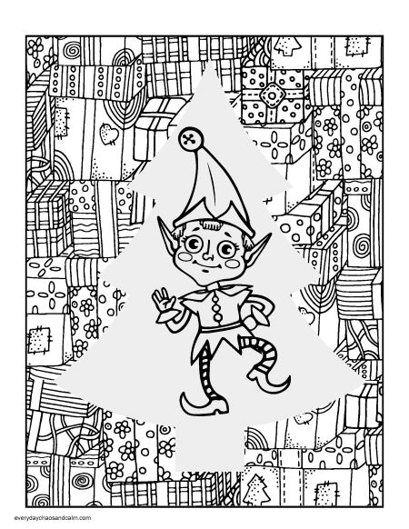 200+ Elf Coloring Pages: Magical and Whimsical Designs 166