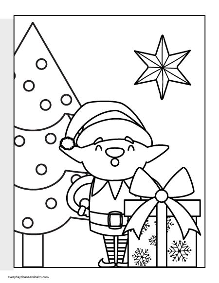 200+ Elf Coloring Pages: Magical and Whimsical Designs 167